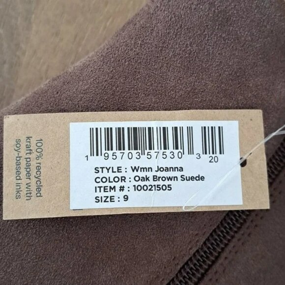 TOMS Joanna Wedge Bootie - Color: Oak Brown Suede - Size: Women 9 - Picture 11 of 11